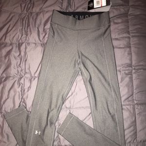 Gray Under Armour Compression Leggings (XS)